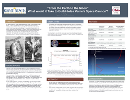 “From the Earth to the Moon” What Would It Take to Build Jules Verne's Space Cannon?