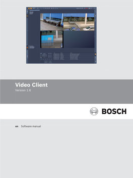 Software Manual: Video Client