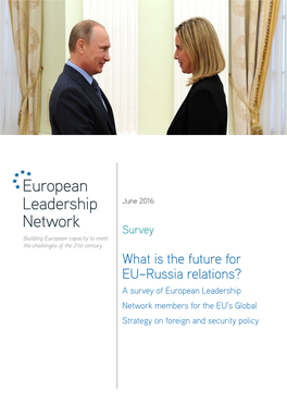 What Is the Future for EU–Russia Relations?