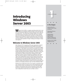 Introducing Windows Server 2003 5