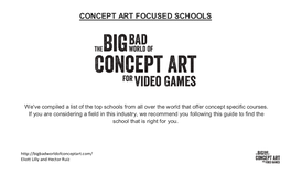 Concept Art Focused Schools