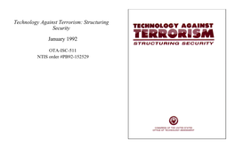 Technology Against Terrorism: Structuring Security (January 1992)