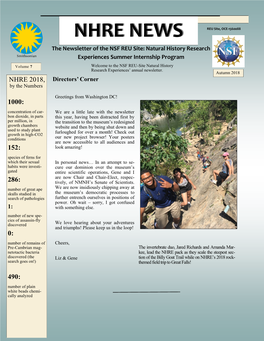 NHRE Newsletter 2018