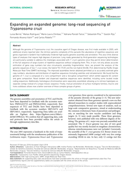 Long-Read Sequencing of Trypanosoma Cruzi