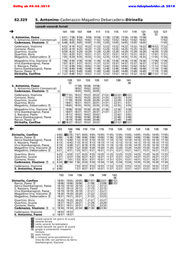 62.329 S. Antonino–Cadenazzo–Magadino Debarcadero–Dirinella