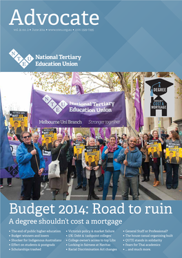 Budget 2014: Road to Ruin a Degree Shouldn’T Cost a Mortgage