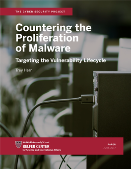 Countering the Proliferation of Malware Targeting the Vulnerability Lifecycle