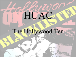 The Hollywood Ten