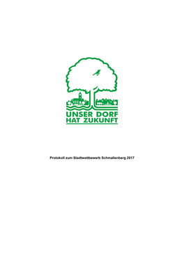 Protokoll Zum Stadtwettbewerb Schmallenberg 2017