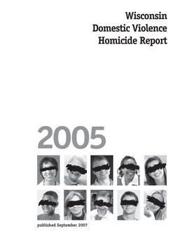 Wisconsin Domestic Violence Homicide Report