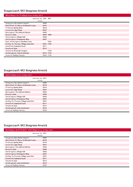 Stagecoach M3 Skegness-Anwick Stagecoach M3 Skegness-Anwick