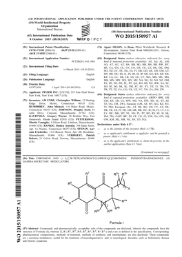 WO 2015/150957 Al 8 October 2015 (08.10.2015) P O P C T