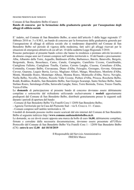 Aa Aa Comune Di San Benedetto Belbo 2019-09-10 69724 P…