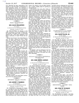 CONGRESSIONAL RECORD— Extensions Of