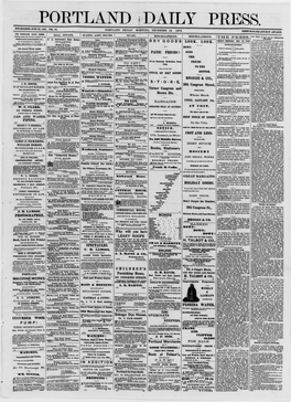 Portland Daily Press: December 12,1873