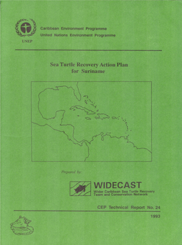 WIDECAST Sea Turtle Recovery Action Plan for Suriname (Karen L