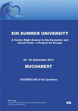 Ein Summer University Bucharest
