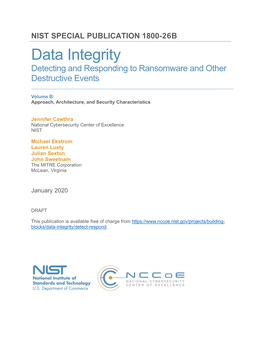 Detecting and Responding to Ransomware and Other Destructive Events