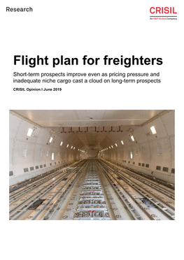 Flight Plan for Freighters
