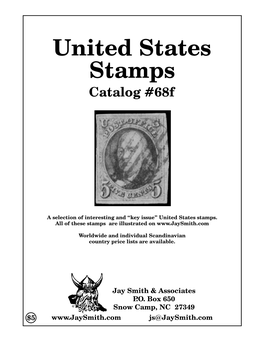 United States Stamps Catalog #68F