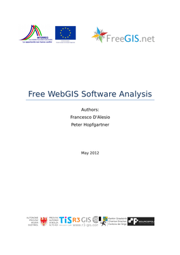 Free Webgis Software Analysis