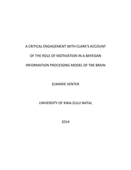 A Critical Engagement with Clark's Account of The