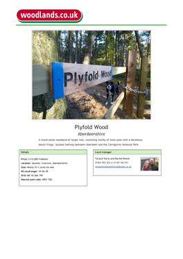 Plyfold Wood