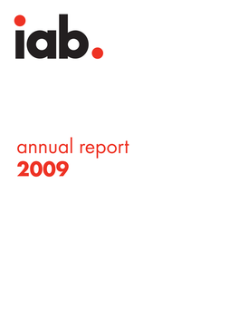 Annual Report 2009 OUR MISSION