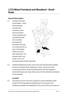 LCT4 Mixed Farmland and Woodland - Small Scale