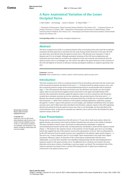 58225-A-Rare-Anatomical-Variation-Of-The-Lesser-Occipital-Nerve.Pdf