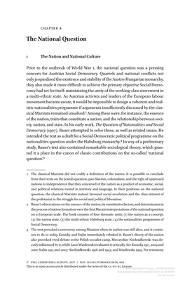 Downloaded from Brill.Com09/24/2021 04:08:44PM Via Free Access the National Question 119