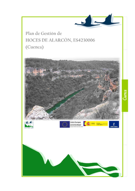 Plan De Gestión De HOCES DE ALARCÓN, ES4230006 (Cuenca)