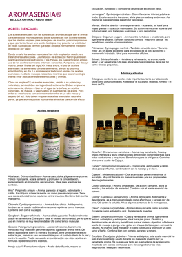 Info Aceites Esenciales Aromasenisa