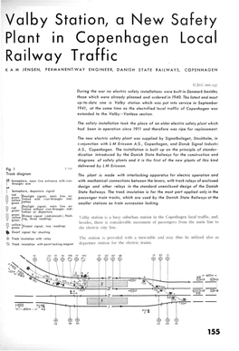 Valby Station, a New Safety Plant in Copenhagen Local Railway Traffic