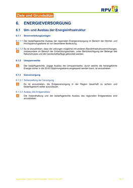 6. Energieversorgung