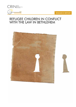 Refugee Children in Conflict with the Law in Bethlehem 2 —