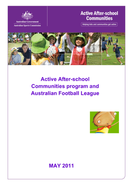 Active After-School Communities Report