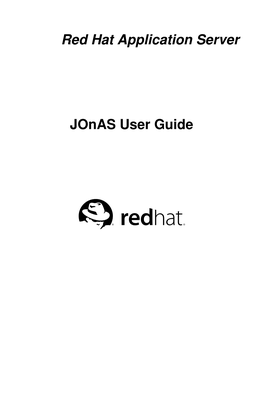 Red Hat Application Server Jonas User Guide
