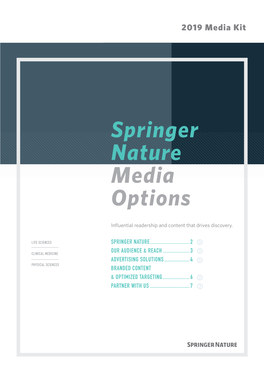 Springer Nature Media Options