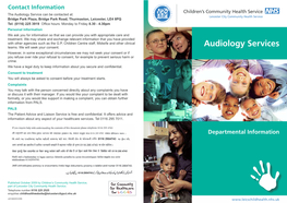 Audiology Services