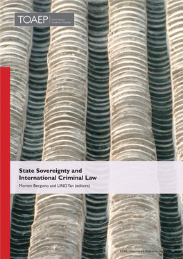 State Sovereignty and International Criminal Law Morten Bergsmo and LING Yan (Editors)