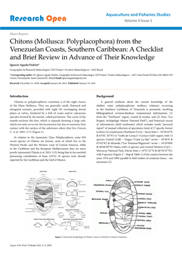 Mollusca: Polyplacophora