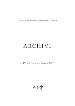 Archivistica Italiana