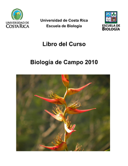 Libro Del Curso Biología De Campo 2010