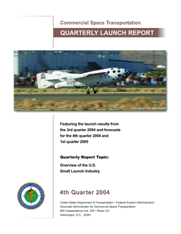 Quarterly Launch Report