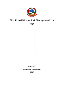 Ward Level Disaster Risk Management Plan 2017