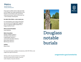 Douglass Notable Burials
