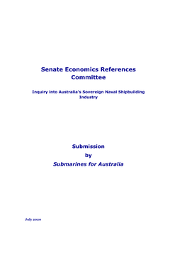 Senate Economics References Committee