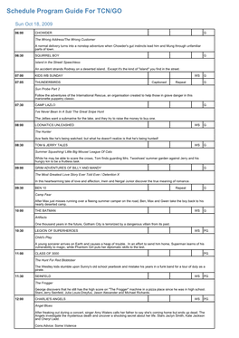 Program Guide Report