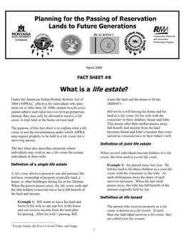 What Is a Life Estate?